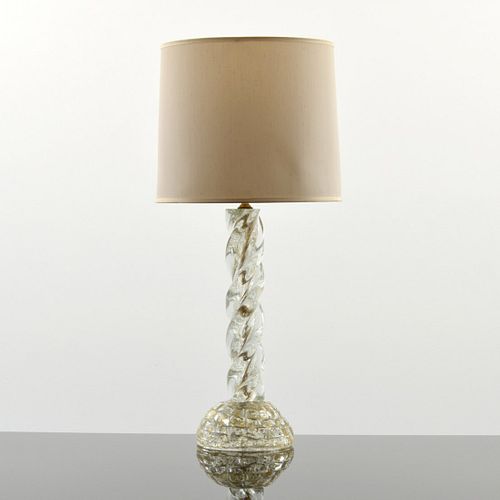 Ercole Barovier "Lenti" Table Lamp Selected by Samuel Marx, Plotkin-Dresner Residence
