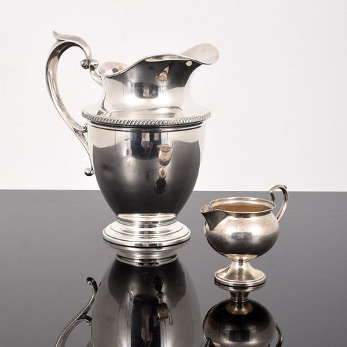 Sterling Silver Pitcher & Sauce Pitcher