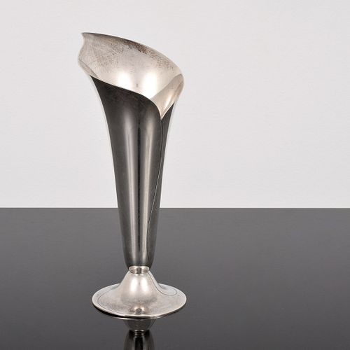 Tiffany & Company Sterling Silver "Calla Lily" Vase