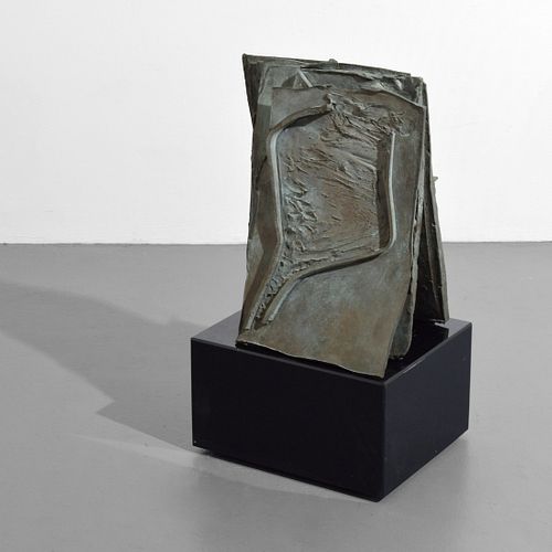 Large William Noland Abstract Bronze Sculpture