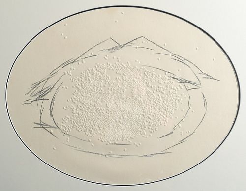 Antoni Tapies "Le Riz" Relief Etching, Signed Edition
