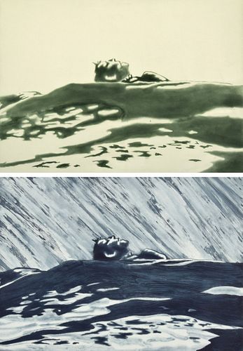 Richard Bosman "Adrift" I & II Prints, Signed Editions