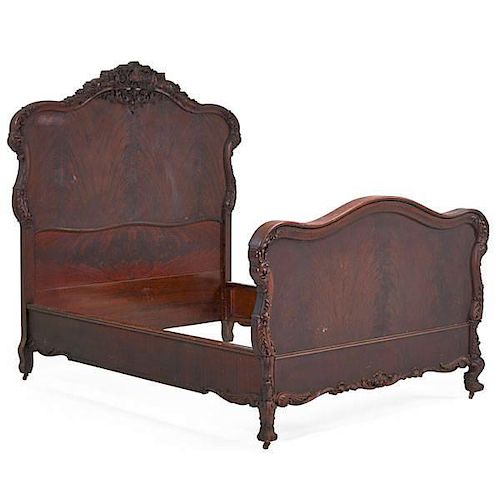 EMPIRE STYLE CARVED BED