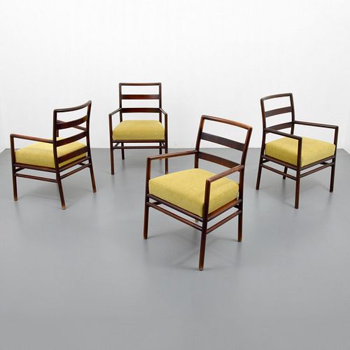T.H. Robsjohn-Gibbings Dining Chairs, Set of 4