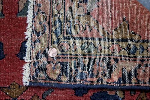 Two Vintage Handmade Scatter Carpets.