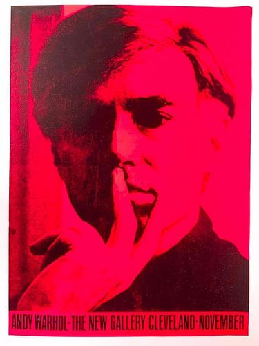 Andy Warhol Exhibition Poster, The New Gallery,