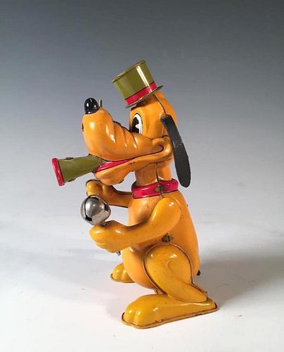 LineMar Japan Pluto Wind Up Tin Toy