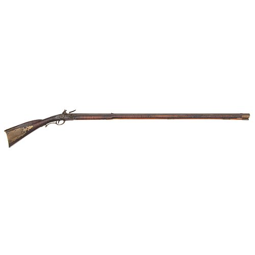 Early Raised Carved Kentucky Rifle