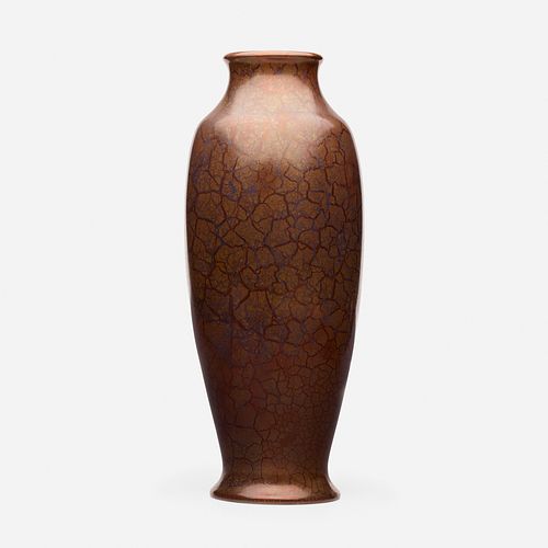 Roseville Pottery, tall Pauleo vase