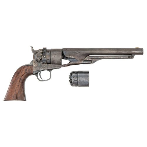 A Rare and Very Fine Colt Model 1860 Army Thuer Conversion Revolver with Percussion Cylinder