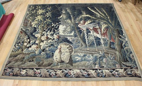 18 Century Continental Tapestry .