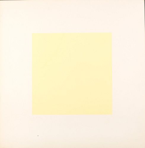 Antonio Calderara (Abbiategrasso 1903-Lago d'Orta 1978)  - Light space imagine. Yellow, 1974