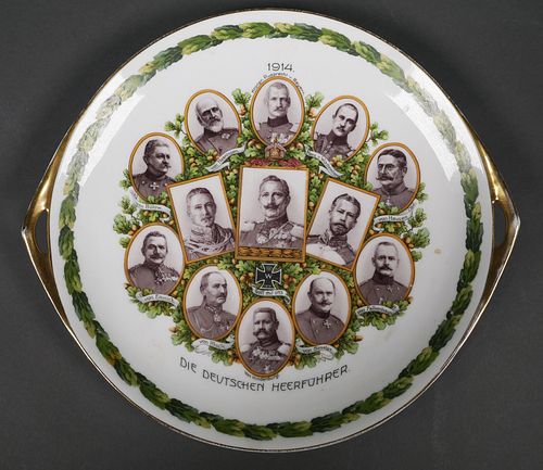 1914 Imperial German WWI Cake Plate