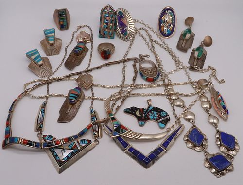JEWELRY. Contemporary Southwest Jewelry Grouping.