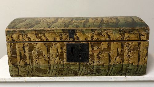 Fine Paint-Decorated Box