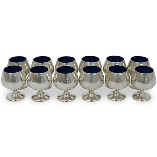 (12 Pc) Gorham Sterling Silver Cordial Cups