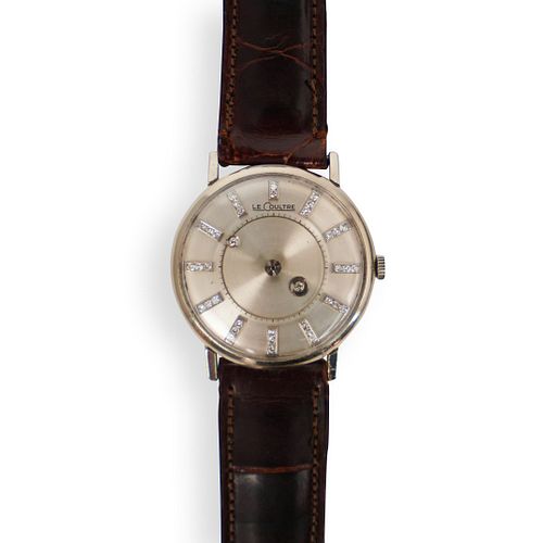 Jaeger LeCoultre Vintage 14kt Gold Diamond Watch