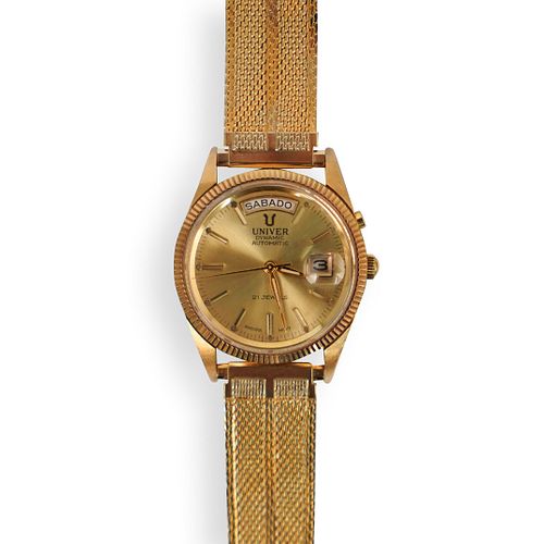 Univer Automatic Gold filled Watch