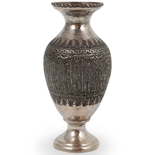Persian Silver Hand Miniature Vase