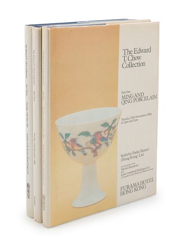 Three Auction Catalogues Pertaining to Chinese Art