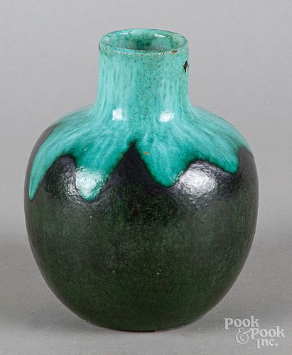 Art pottery vase, attributed to Marblehead