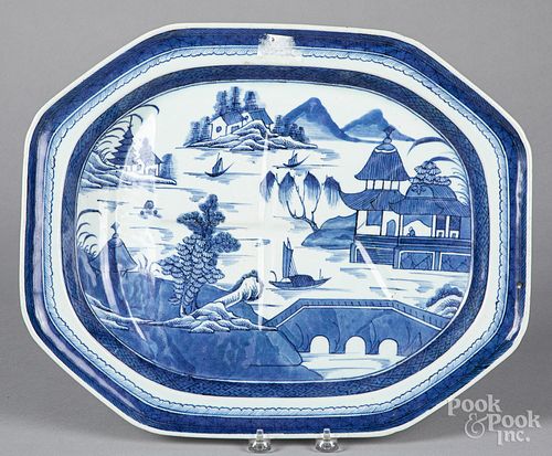 Chinese export porcelain Canton platter