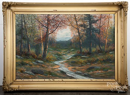 Victor Shearer oil on canvas landscape