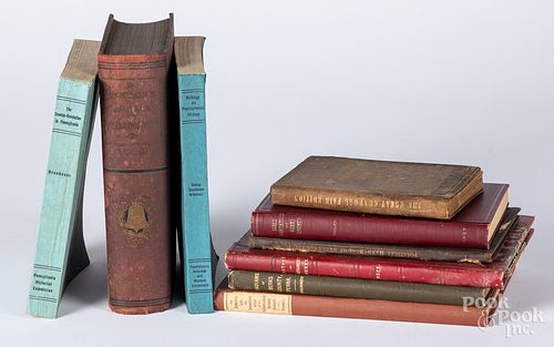 Group of Pennsylvania County history books