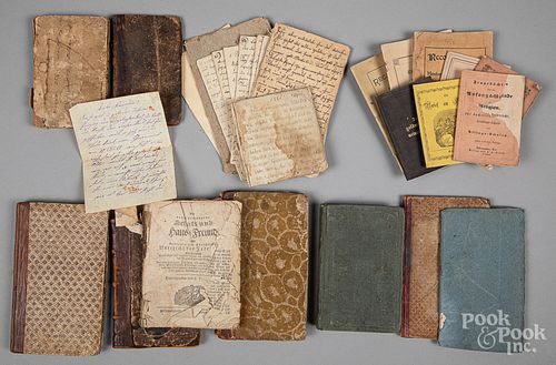 Group of early religious books