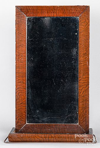 Painted mirror, with comb box