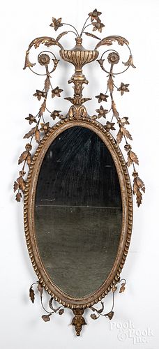 Giltwood mirror, early 20th c.