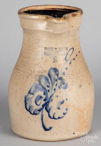 Two-gallon stoneware pitcher, 19th c.