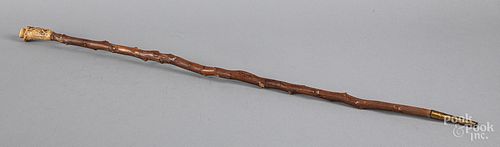 Stag-handled walking stick, 19th c.