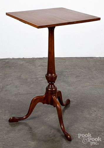 Federal cherry candlestand, ca. 1800