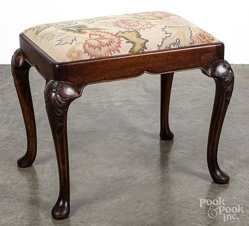 George II style mahogany stool