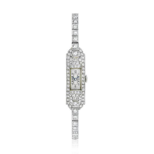 Billy Holiday Fine Diamond Watch in Platinum