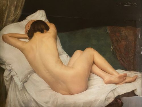 Jan van De Fackere, Female Nude