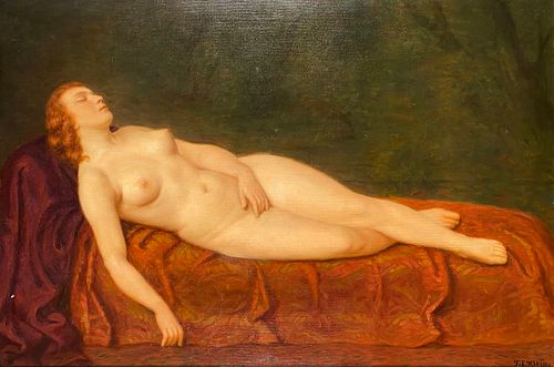 Friedrich Emil Klein, A Reclining Nude