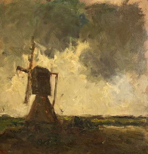 Kees van Dongen, Windmill in a Landscape