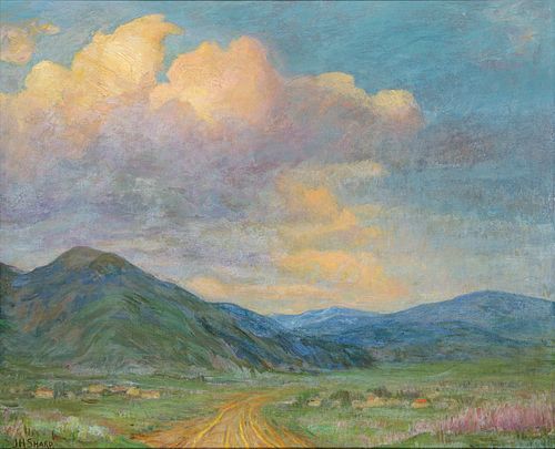 Joseph Henry Sharp | Storm Clouds Over Taos Mountain