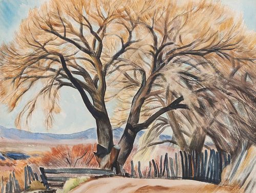 Barbara Latham
(American, 1896-1989)
Untitled Landscape