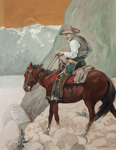 Nick Eggenhofer
(American, 1897-1985)
Reward for Monte Peat