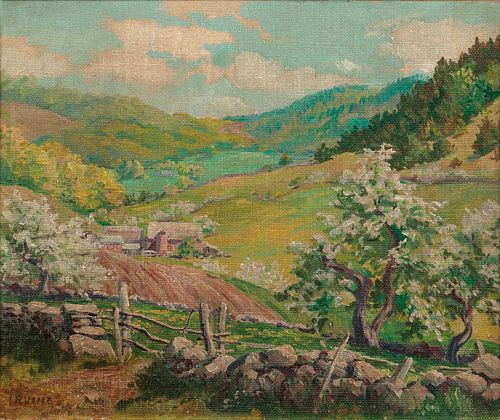 Wilson Henry Irvine
(American, 1869-1936)
A Farmyard in Spring