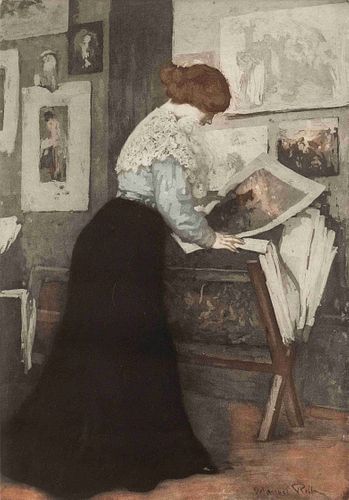 Manuel Robbe
(French, 1872-1936)
Dans l'atelier, c. 1907