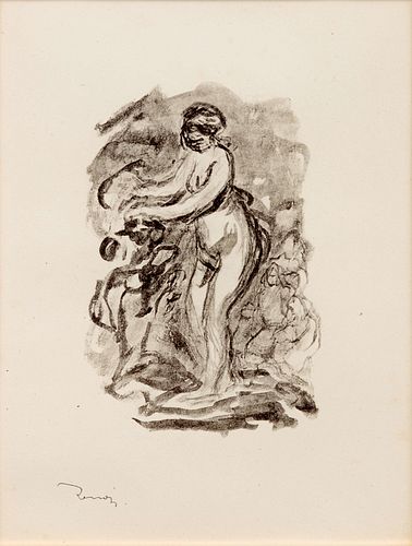 Pierre-August Renoir
(French, 1841-1919)
Femme au cep de vigne, Variation 1, ca. 1904