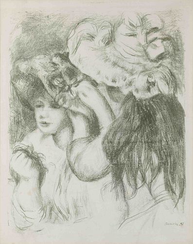 Pierre-Auguste Renoir
(French, 1841-1919)
Le chapeau epingle, 1897