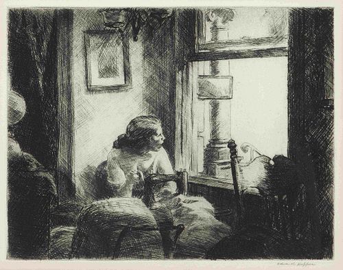 Edward Hopper
(American, 1882-1967)
East Side Interior, 1922