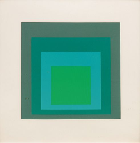 Josef Albers
(American/German, 1888-1976)
Homage to the Square: Ten Works by Josef Albers, 1962
