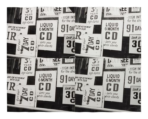 Andy Warhol
(American, 1928-1987)
Liquid Cds, 1976-1986