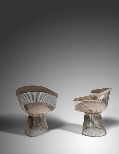 Warren Platner (American, 1919-2006) Pair of Side Chairs, Knoll, USA